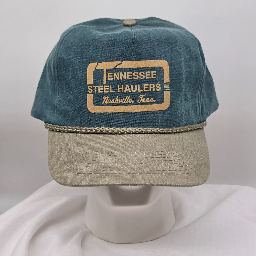 Vintage Tennessee Steel Haulers Nashville Trucker Hat Cobra Caps Rope Snapback